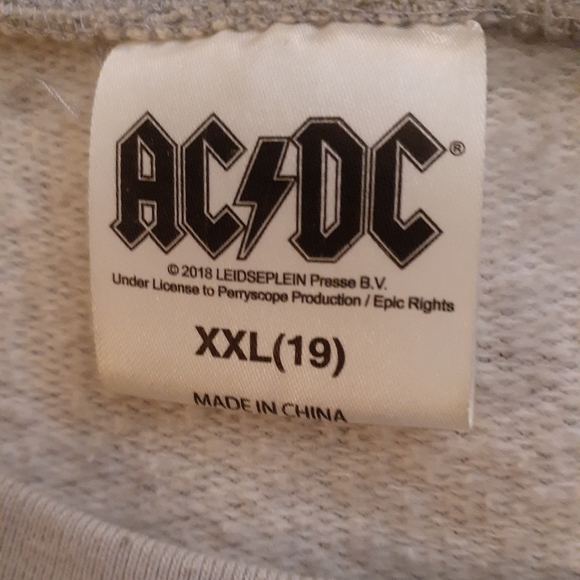 AC/DC Concert Sweatshirt size XXL - Picture 4 of 4
